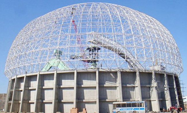 麻城圆形煤场网架